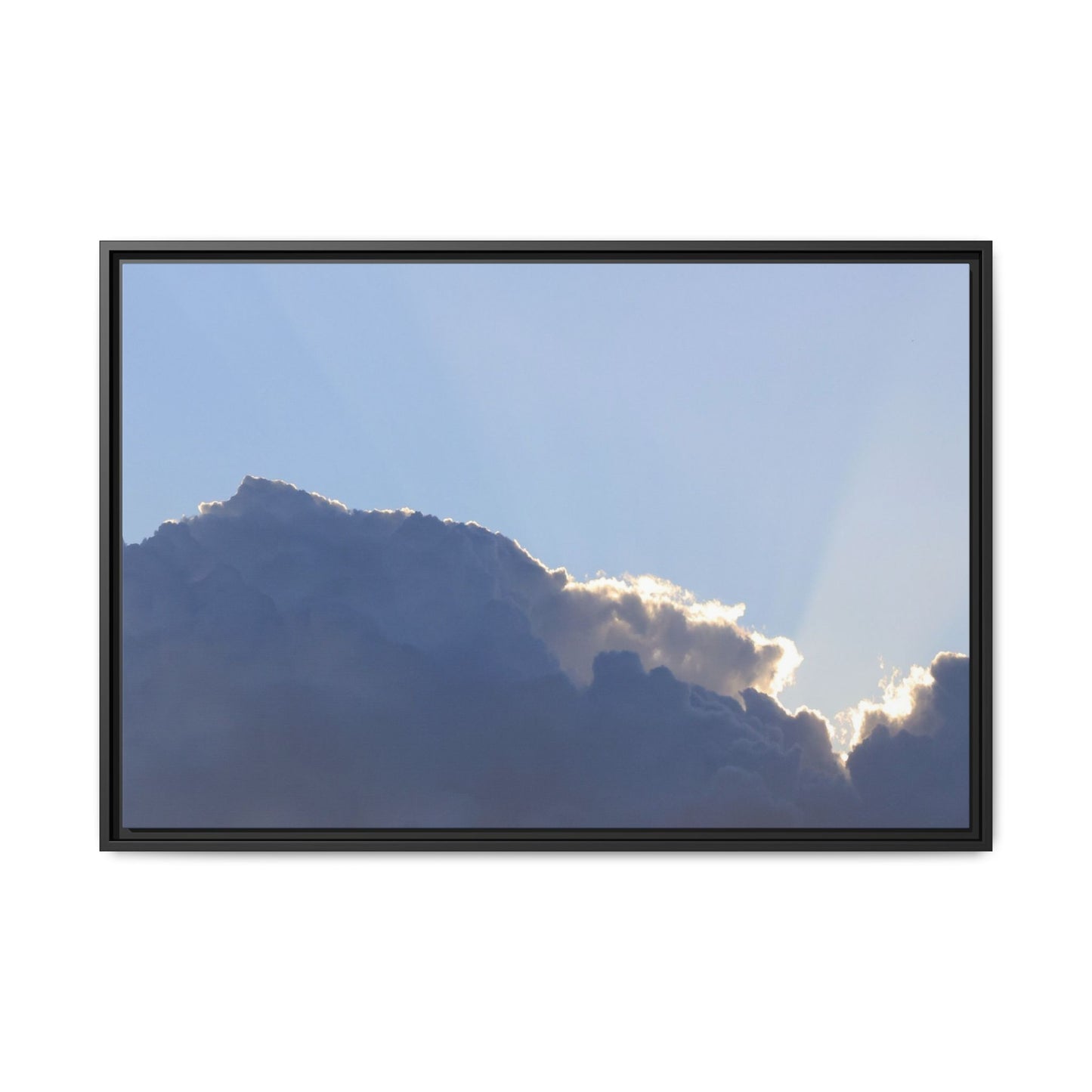 Cloud Divide - Unique Stretched Canvas Wall Art - Art By Earth