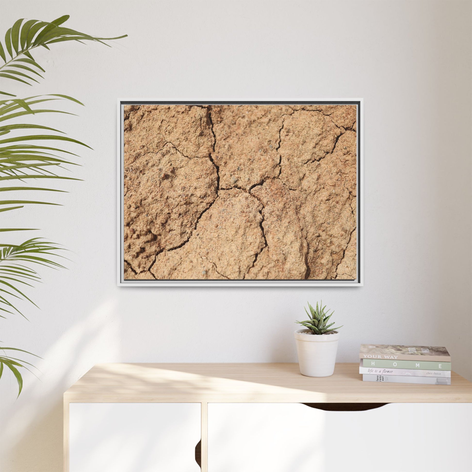 Parched Land - Unique Stretched Canvas Wall Art - Art By Earth