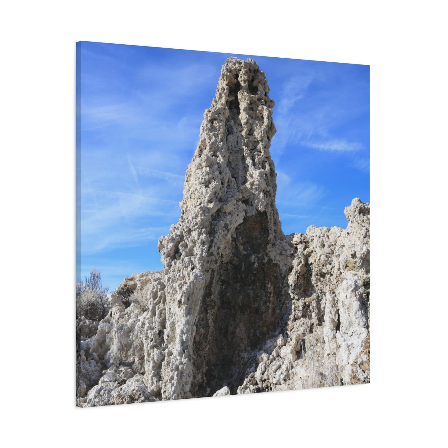 Towering Limestone Sentinels - Unique Frameless Canvas Wall Art