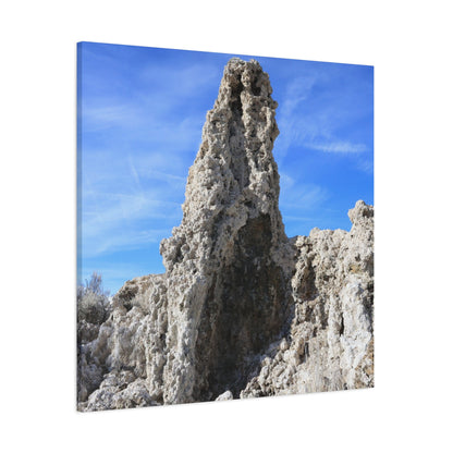 Towering Limestone Sentinels - Unique Frameless Canvas Wall Art