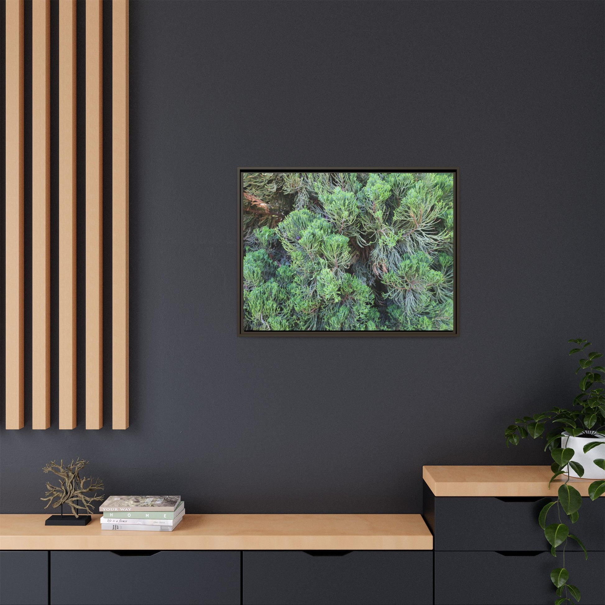 Verdant Whispers - Unique Stretched Canvas Wall Art - Art By Earth