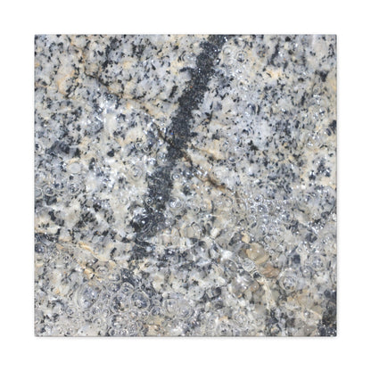 Crystalline Bubbles - Unique Frameless Canvas Wall Art - Art By Earth