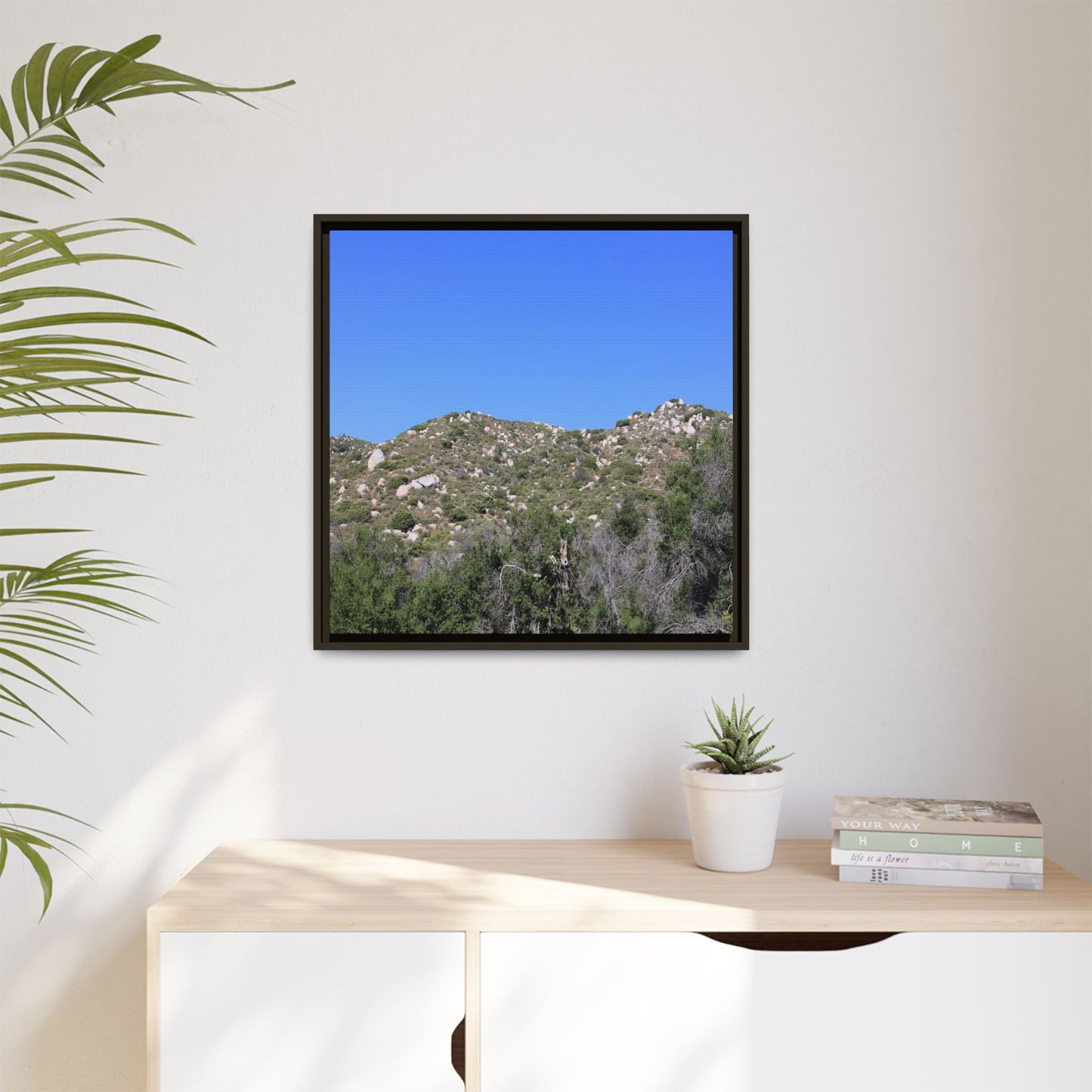 Sparse Vegetation - Unique Stretched Canvas Wall Art