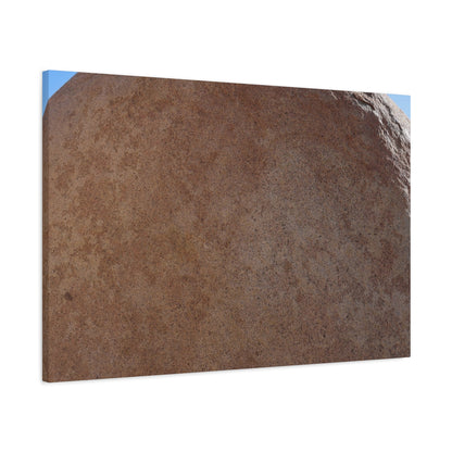 Stone Sphere of Silence - Unique Frameless Canvas Wall Art - Art By Earth