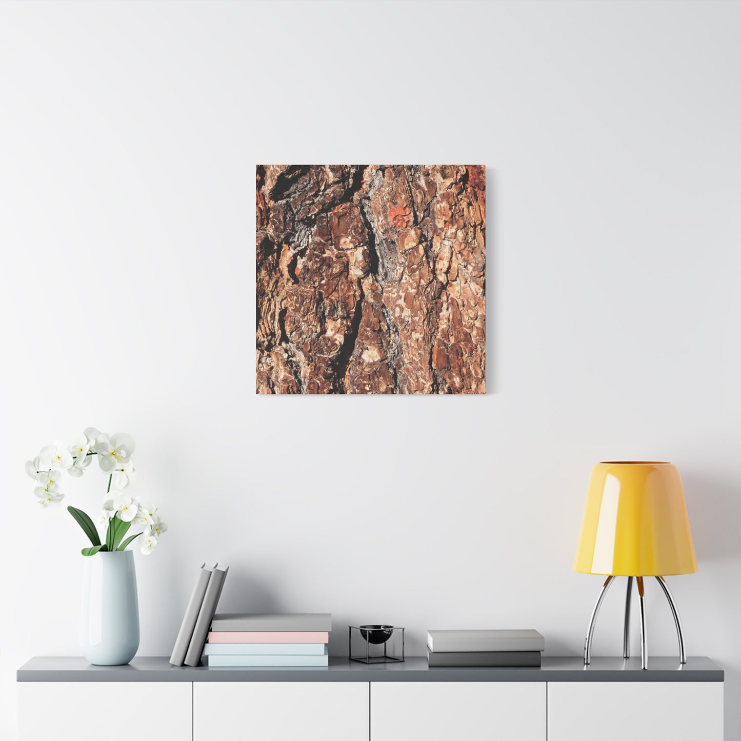 Russet Echoes - Unique Frameless Canvas Wall Art