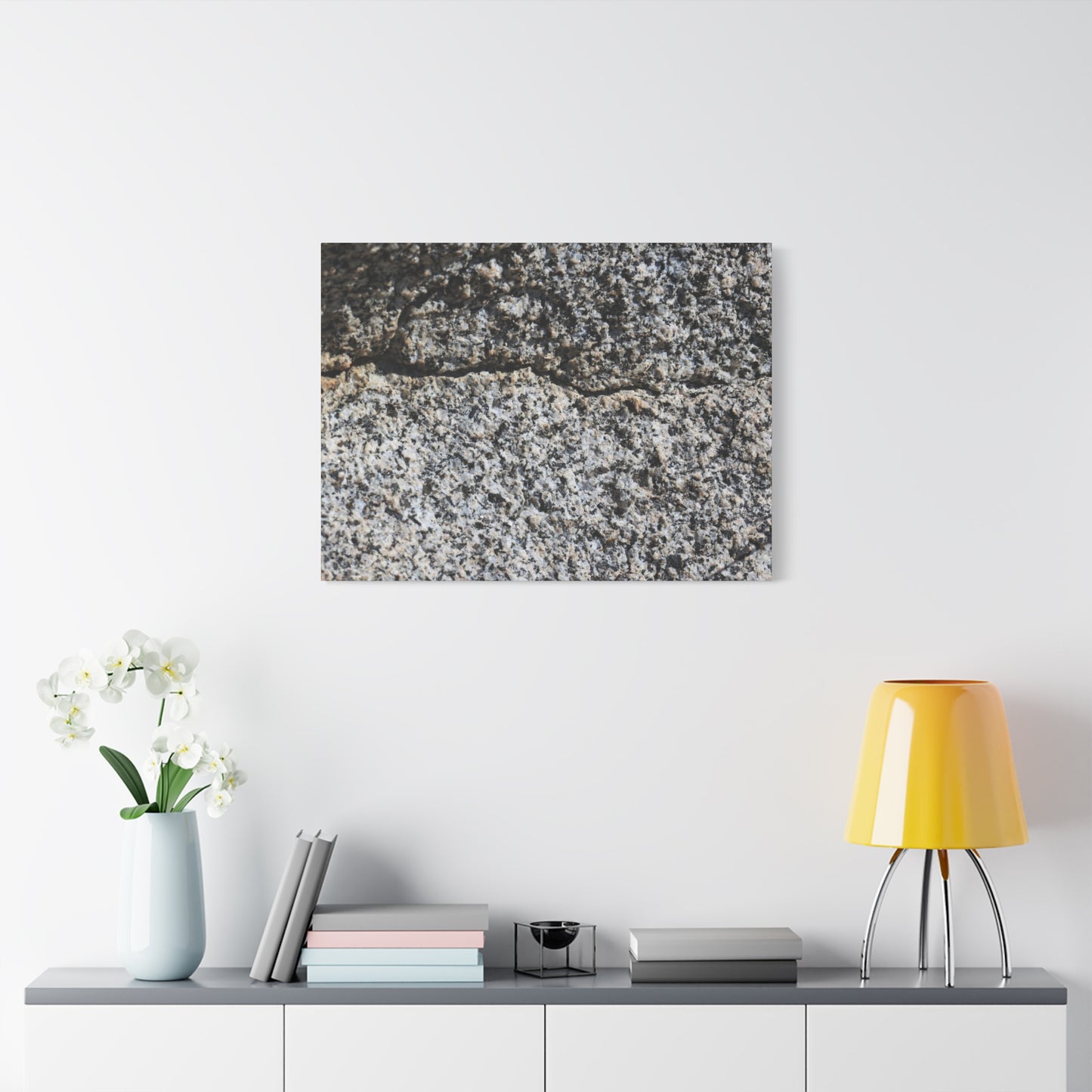Concrete Texture - Unique Frameless Canvas Wall Art