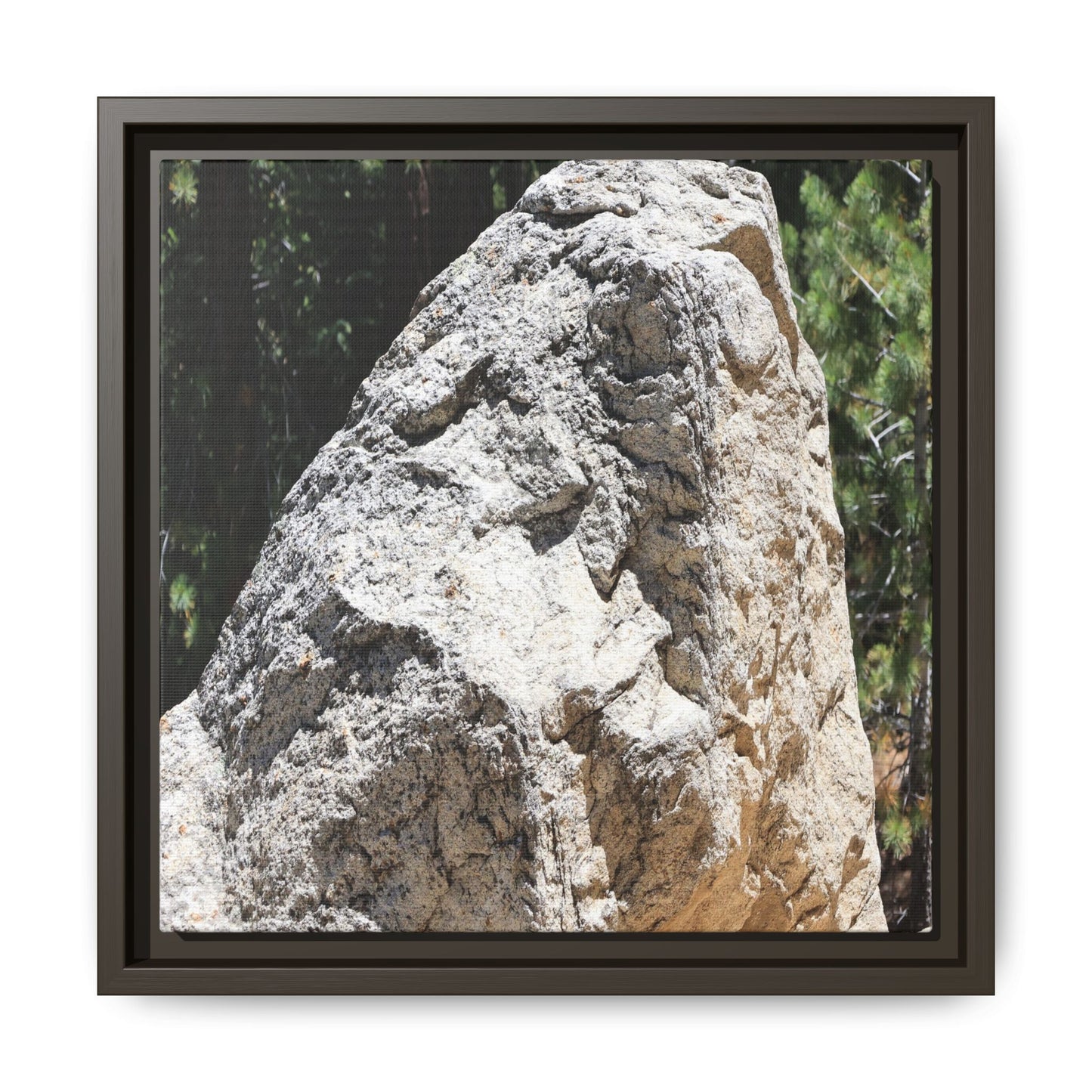 Stone's Silent Whisper - Unique Stretched Canvas Wall Art - Art By Earth