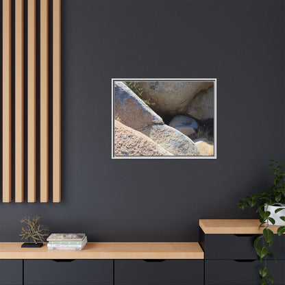 Boulder Shelter - Unique Stretched Canvas Wall Art