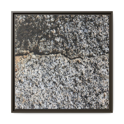 Weathered Stone Surface - Unique Stretched Canvas Wall Art