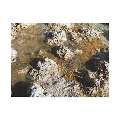 Strata of Decay - Unique Frameless Canvas Wall Art