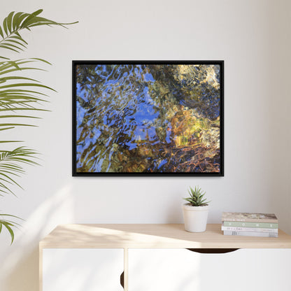 Watery Kaleidoscope - Unique Stretched Canvas Wall Art - Art By Earth