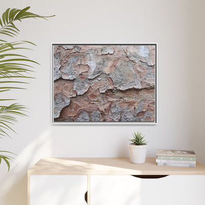 Flaking Serenity - Unique Stretched Canvas Wall Art - Art By Earth
