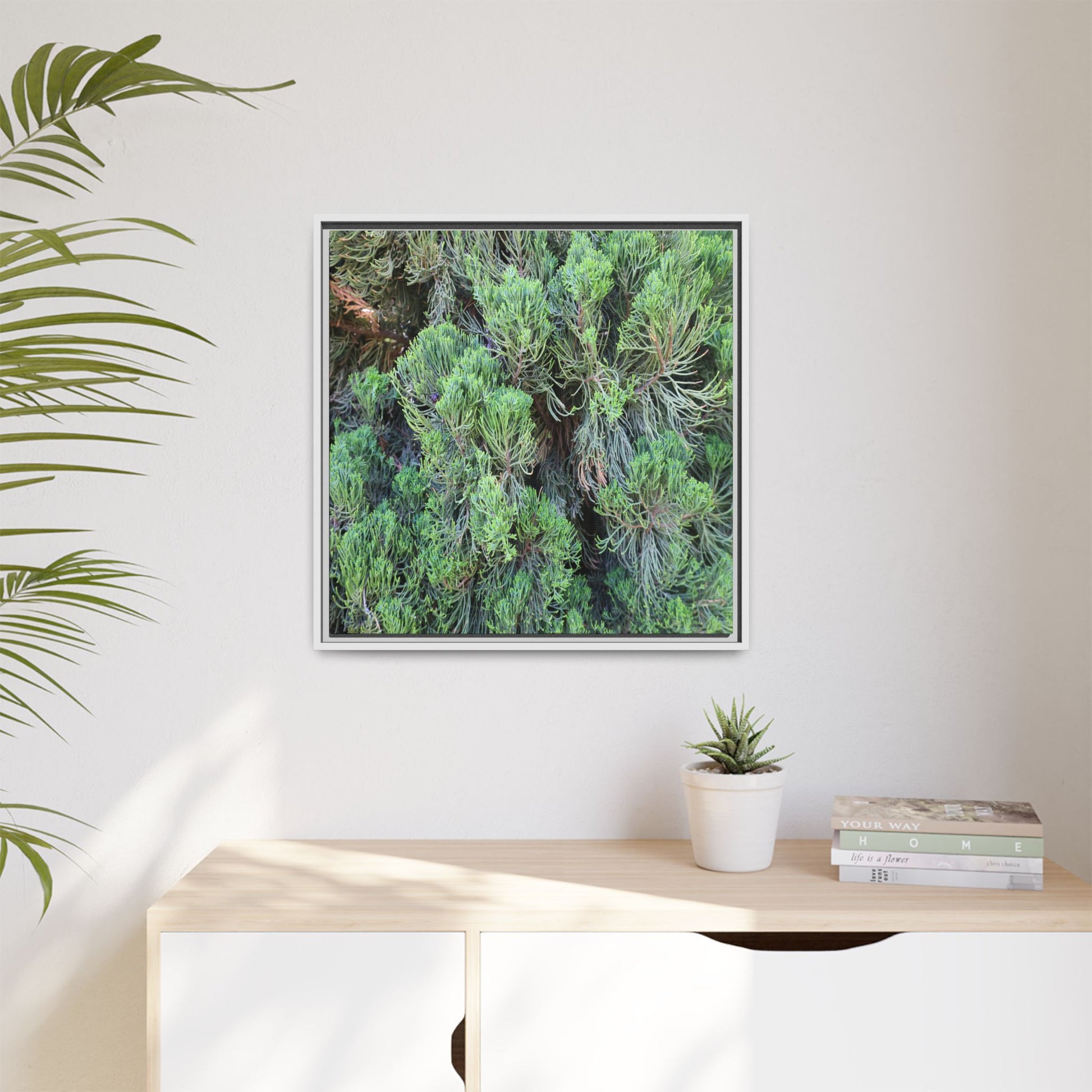 Verdant Whispers - Unique Stretched Canvas Wall Art - Art By Earth