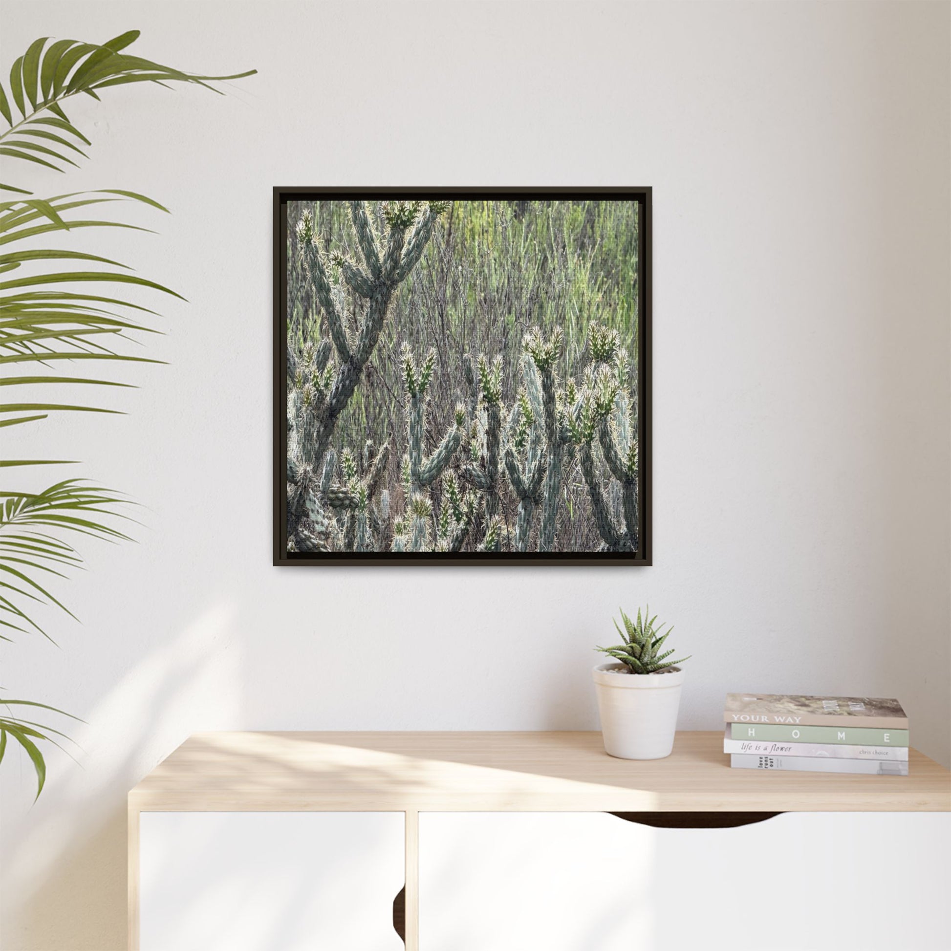 Prickly Paradise - Unique Stretched Canvas Wall Art - Art By Earth