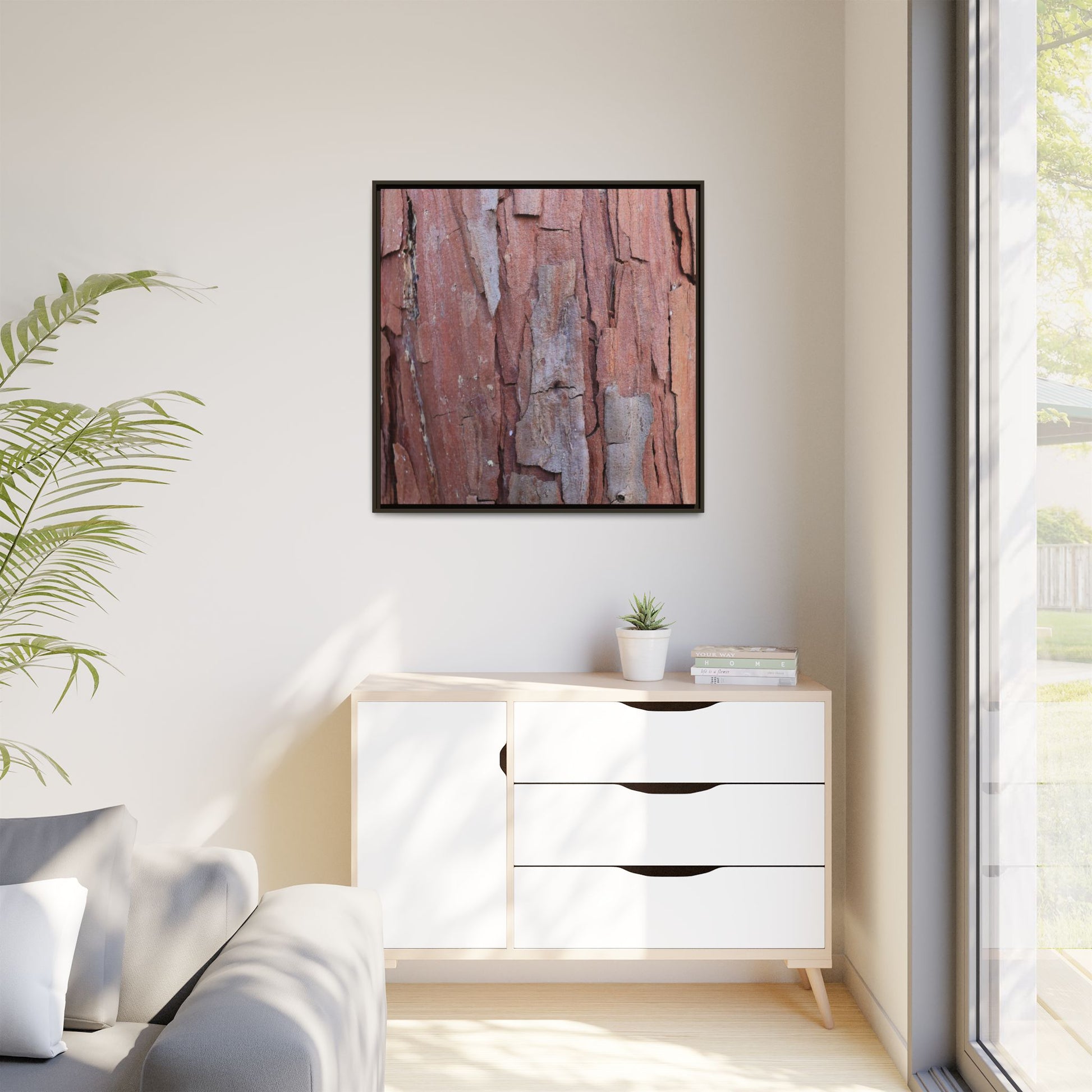 Peeling Bark - Unique Stretched Canvas Wall Art - Art By Earth