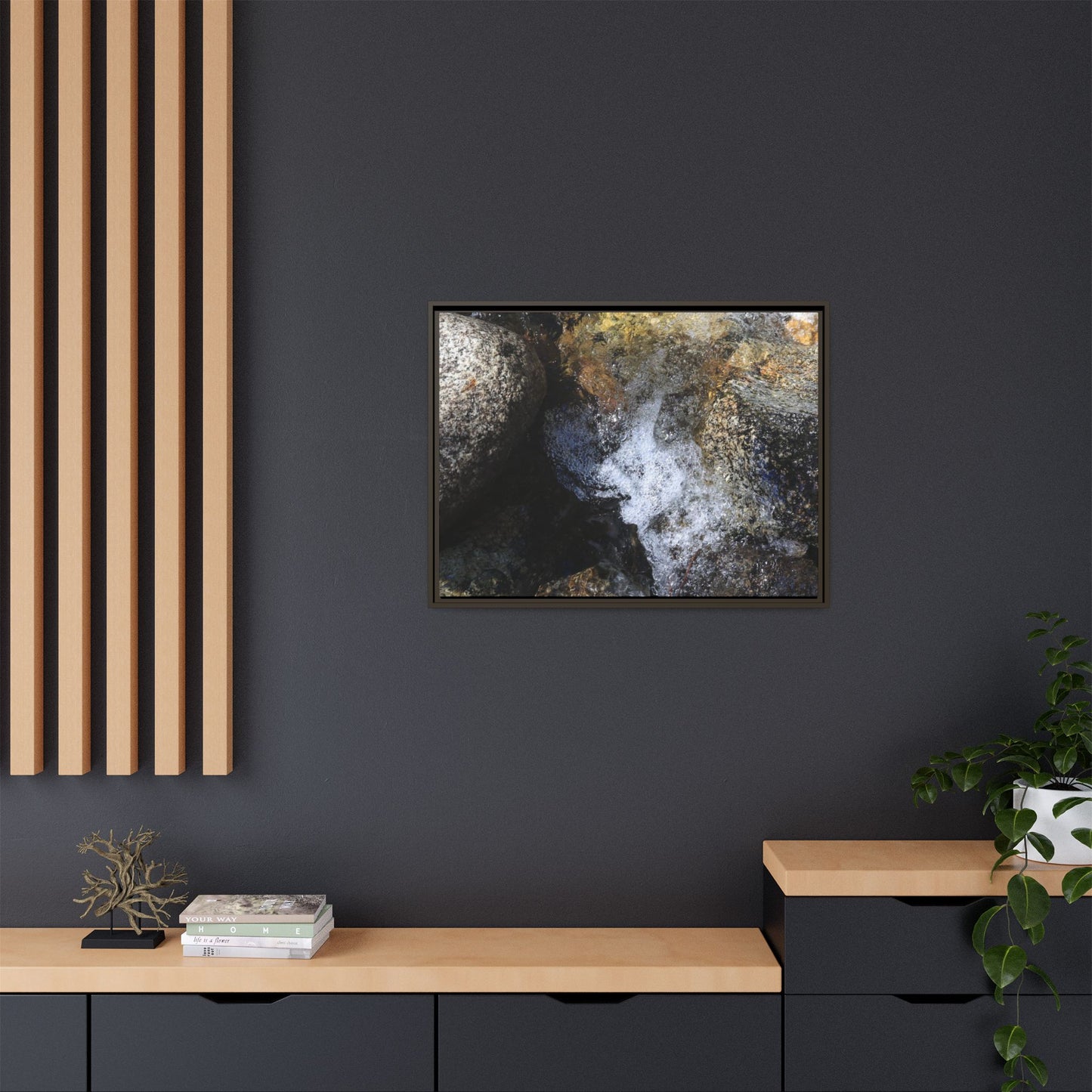 Nature's Turbulence - Unique Stretched Canvas Wall Art - Art By Earth