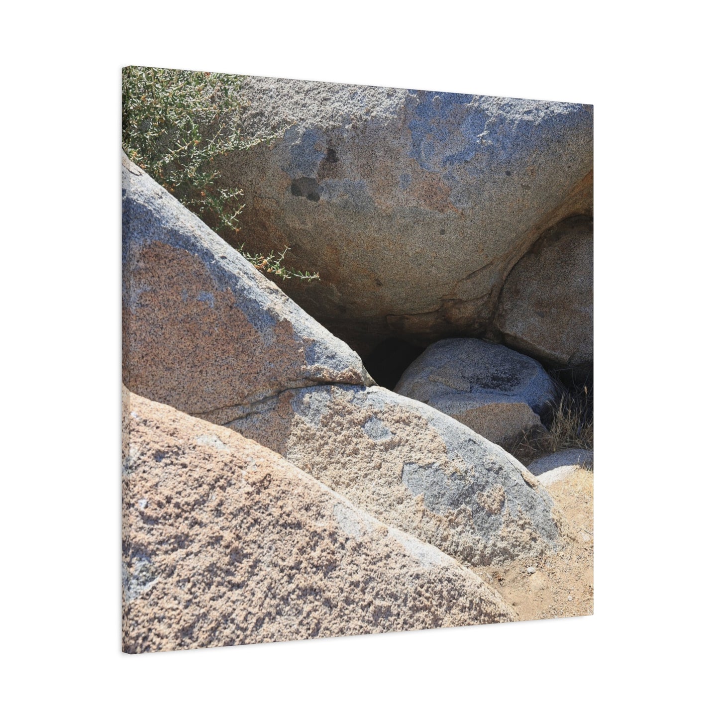 Rocky Shelter - Unique Frameless Canvas Wall Art