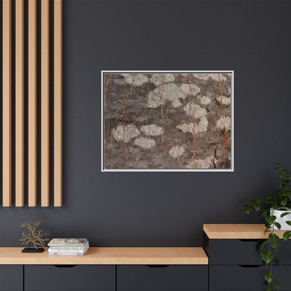 Lichen's Legacy - Unique Stretched Canvas Wall Art - Art By Earth