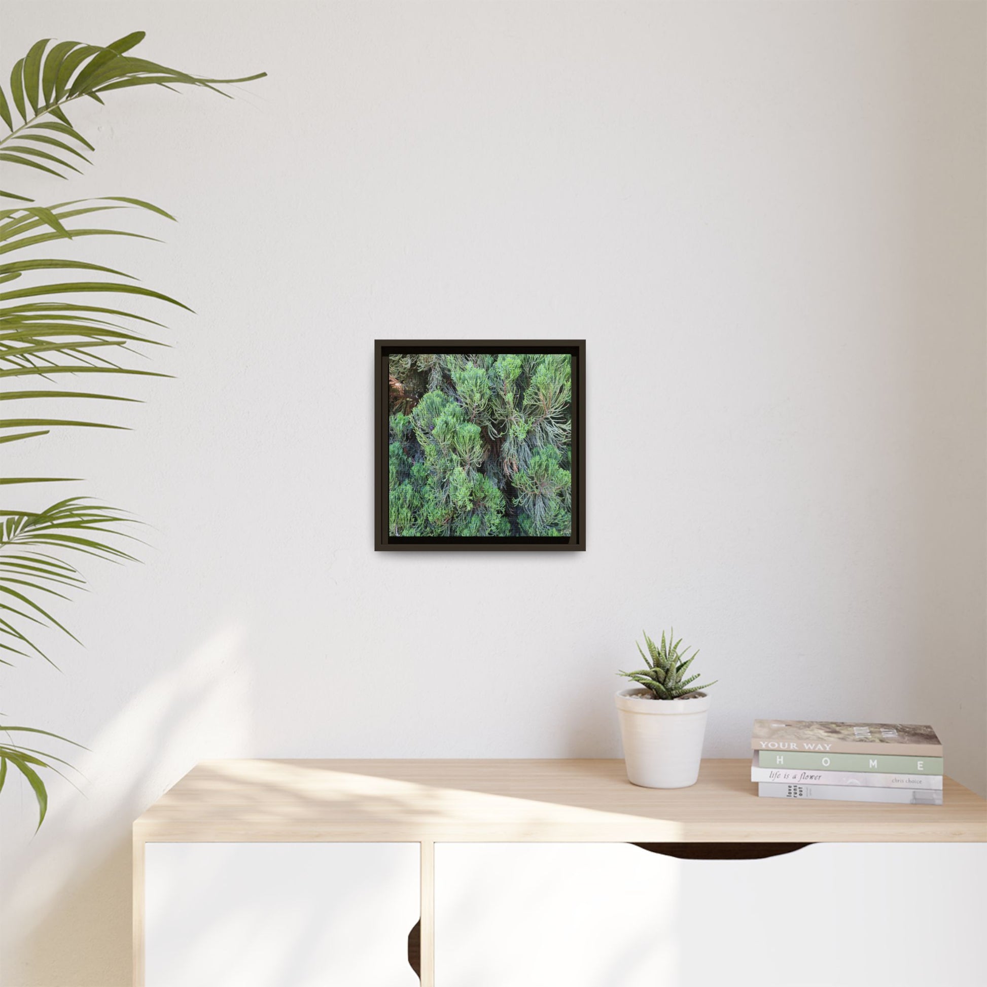 Verdant Whispers - Unique Stretched Canvas Wall Art - Art By Earth