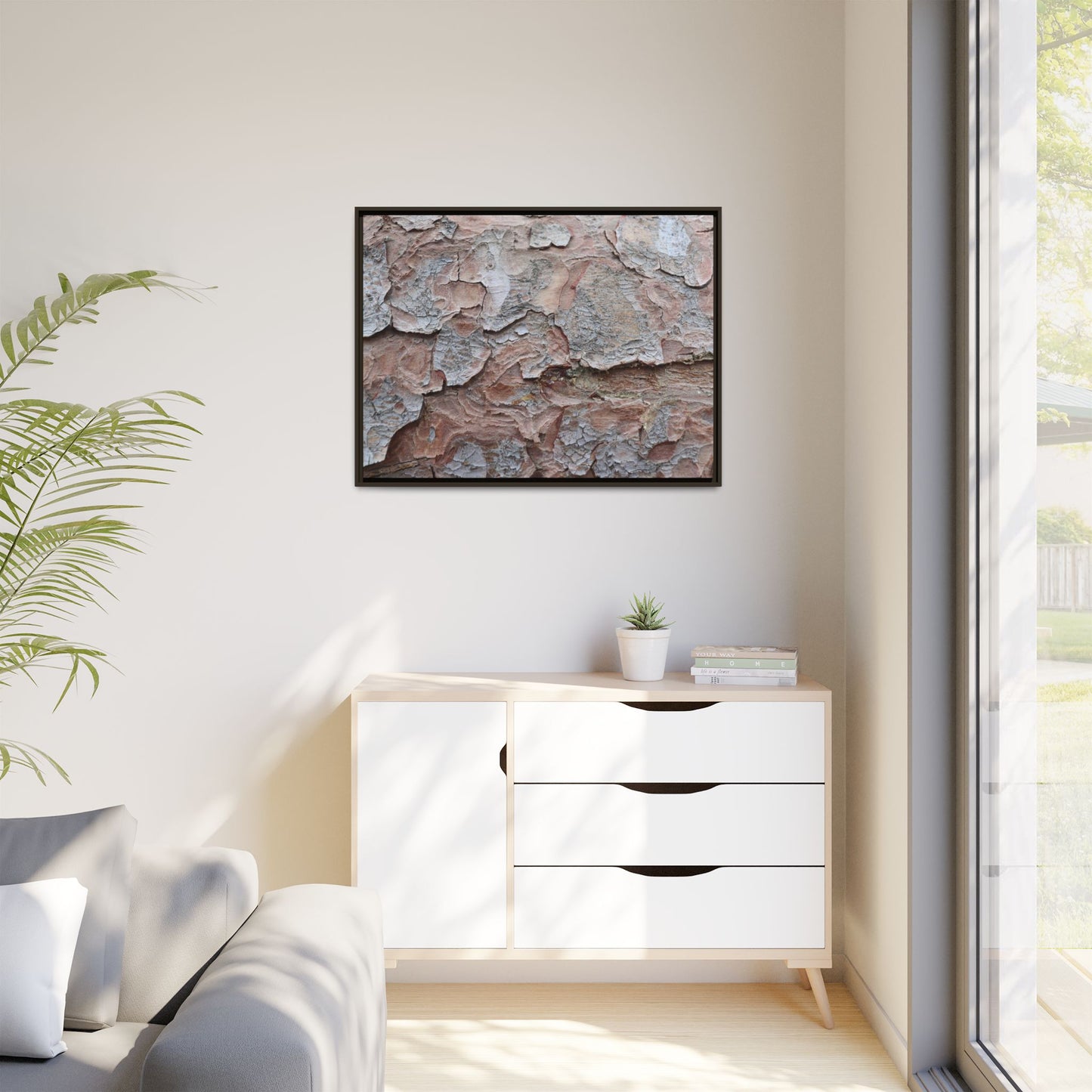 Flaking Serenity - Unique Stretched Canvas Wall Art - Art By Earth