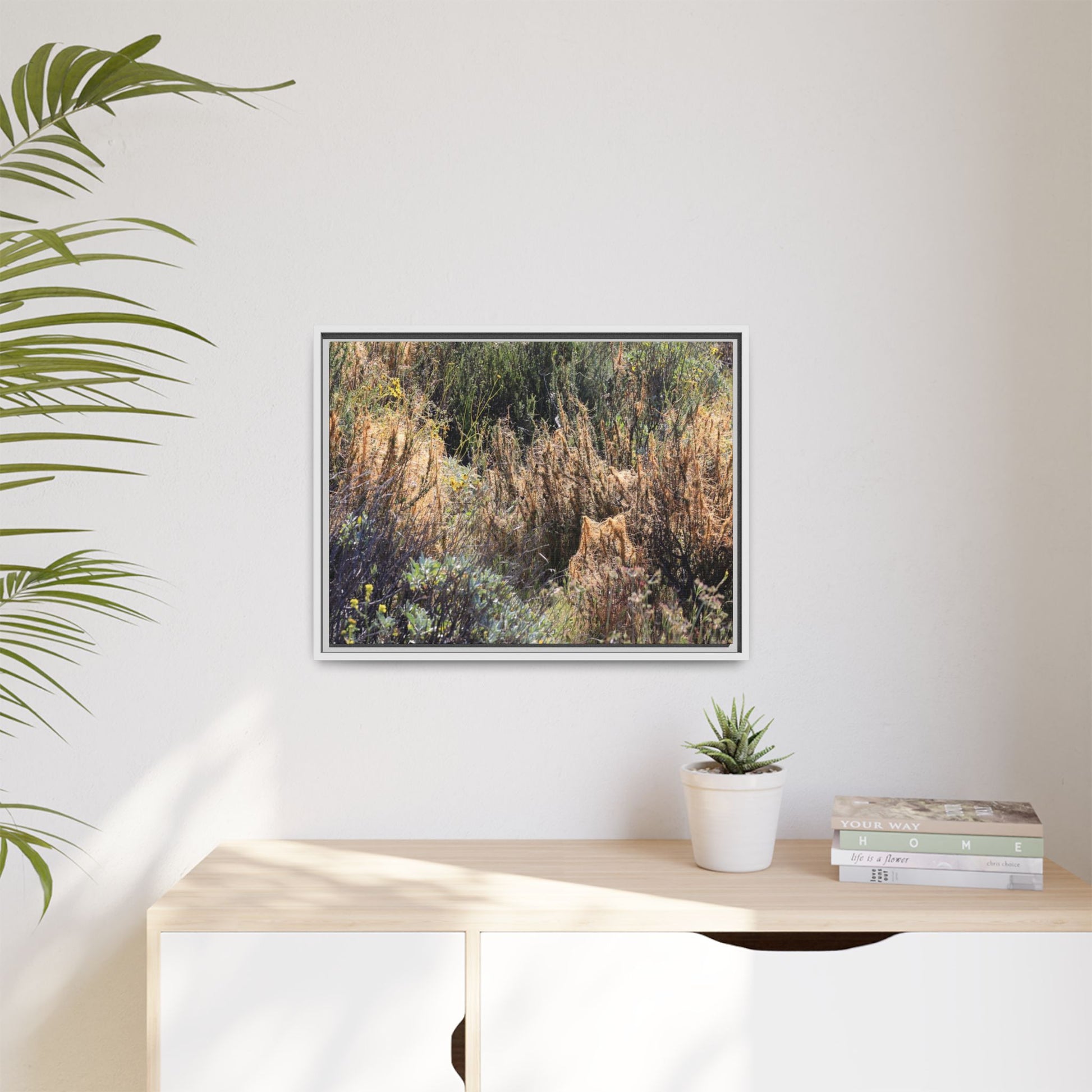 Drought-Stricken Landscape - Unique Stretched Canvas Wall Art - Art By Earth