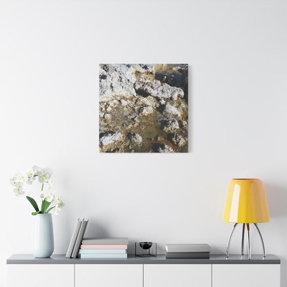 Weathered Stone Symphony - Unique Frameless Canvas Wall Art