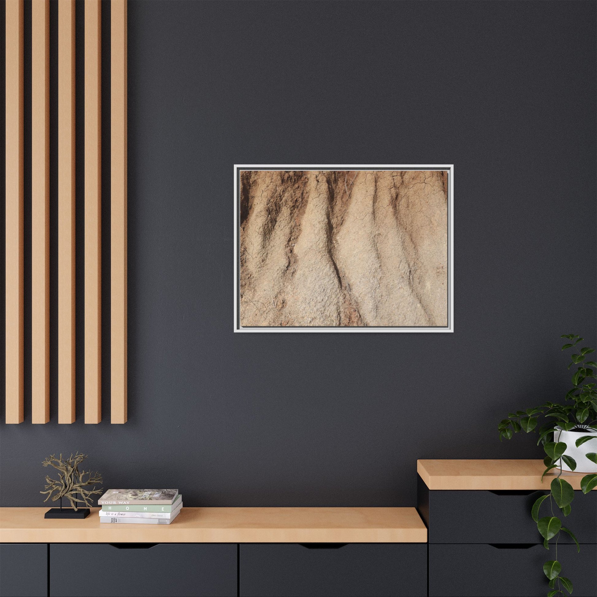 Eroded Canyon Walls - Unique Stretched Canvas Wall Art - Art By Earth