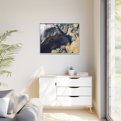 Stone Sanctuary - Unique Stretched Canvas Wall Art