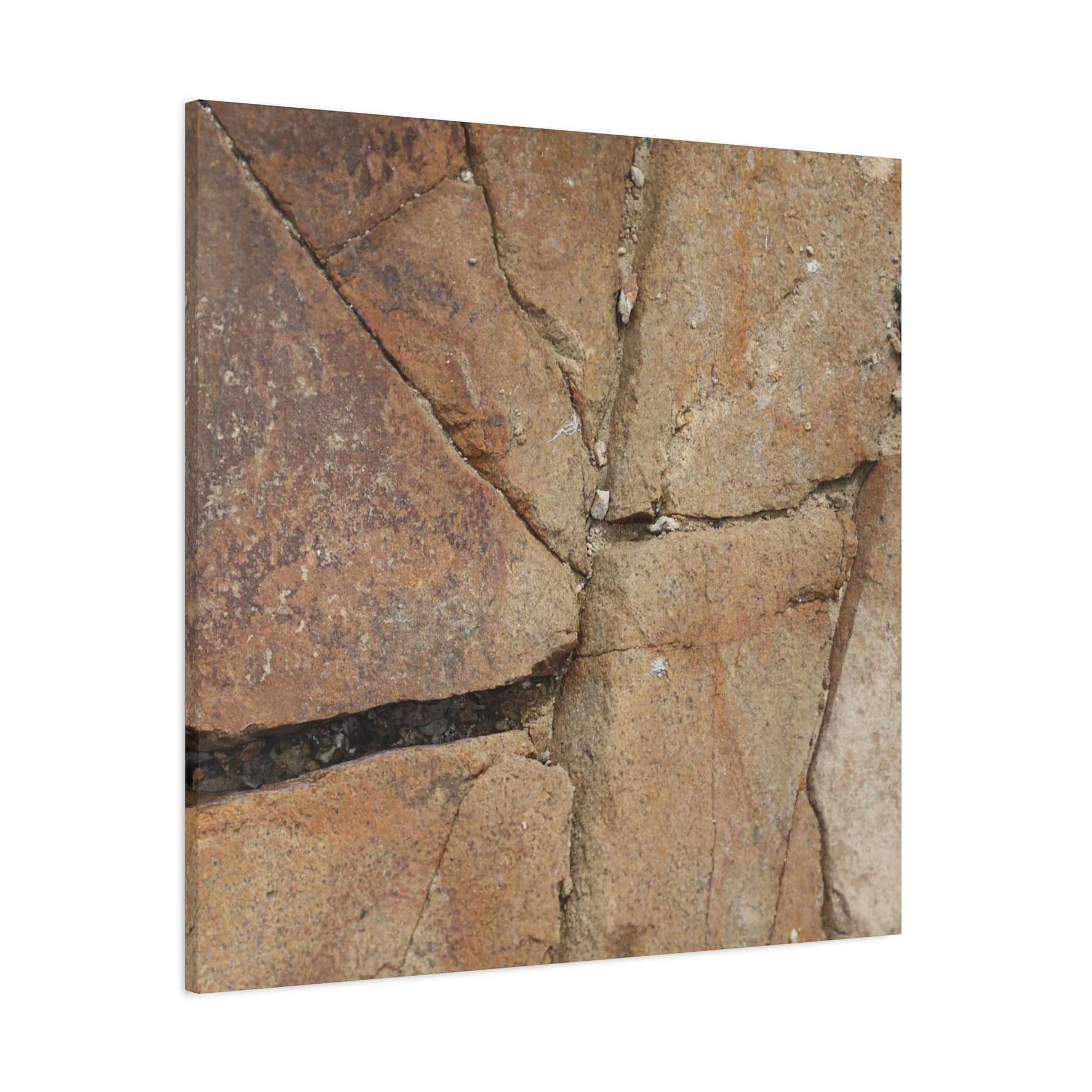 Cracked Earth's Canvas - Unique Frameless Canvas Wall Art - Art By Earth