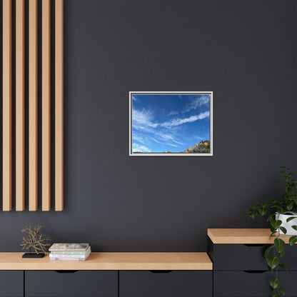 Arid Landscape with Rocky Outcrops - Unique Stretched Canvas Wall Art