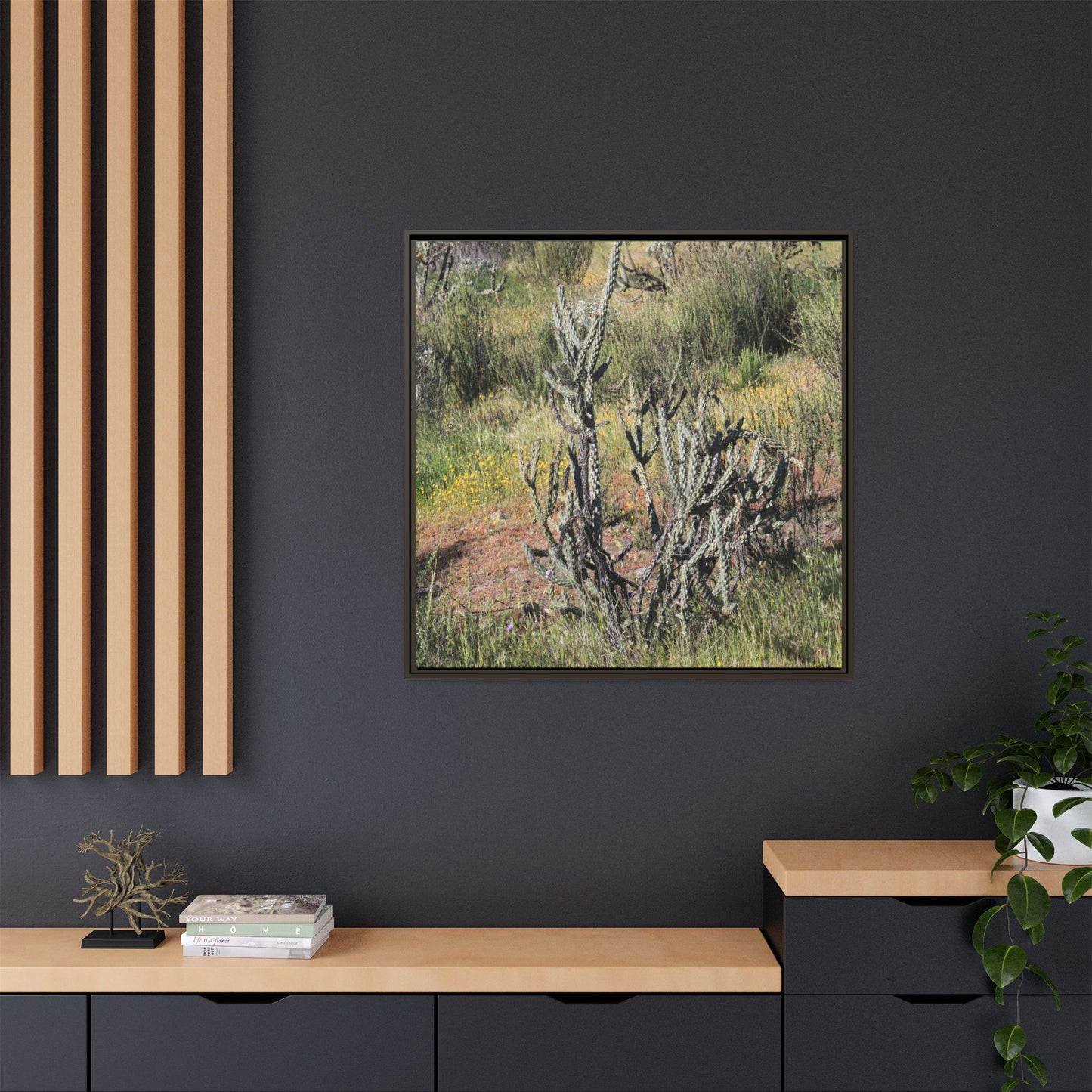 Wildflower Meadow - Unique Stretched Canvas Wall Art - Art By Earth