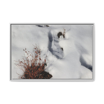 Frostbound Whispers - Unique Stretched Canvas Wall Art