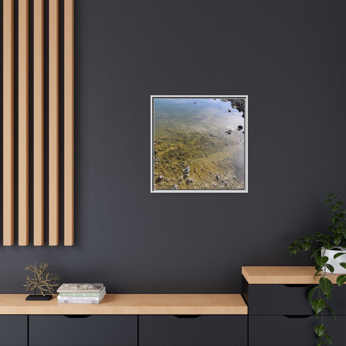 Ripples of Stone - Unique Stretched Canvas Wall Art
