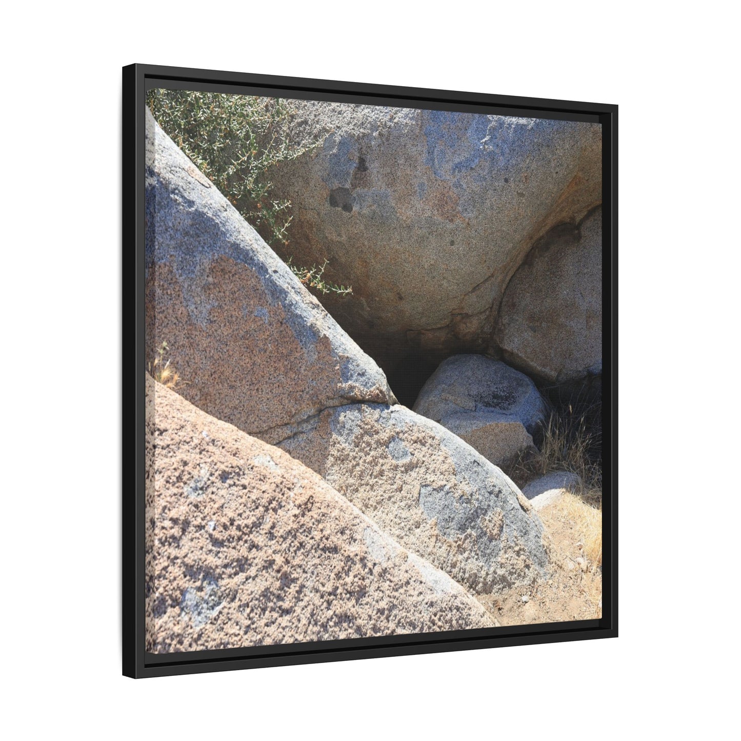 Boulder Shelter - Unique Stretched Canvas Wall Art