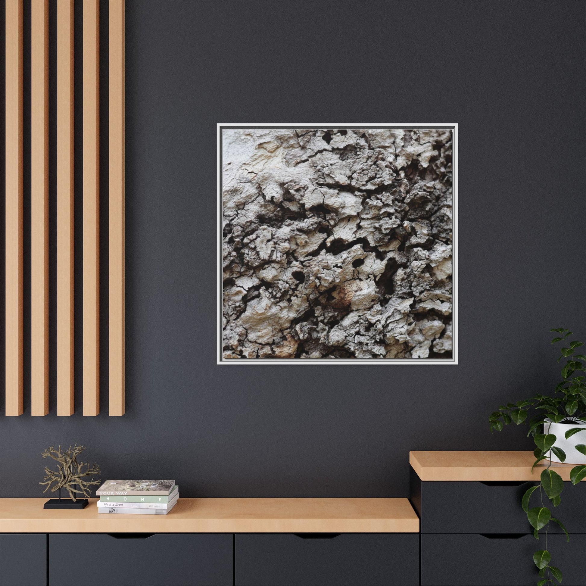 Cracked Terrain - Unique Stretched Canvas Wall Art - Art By Earth