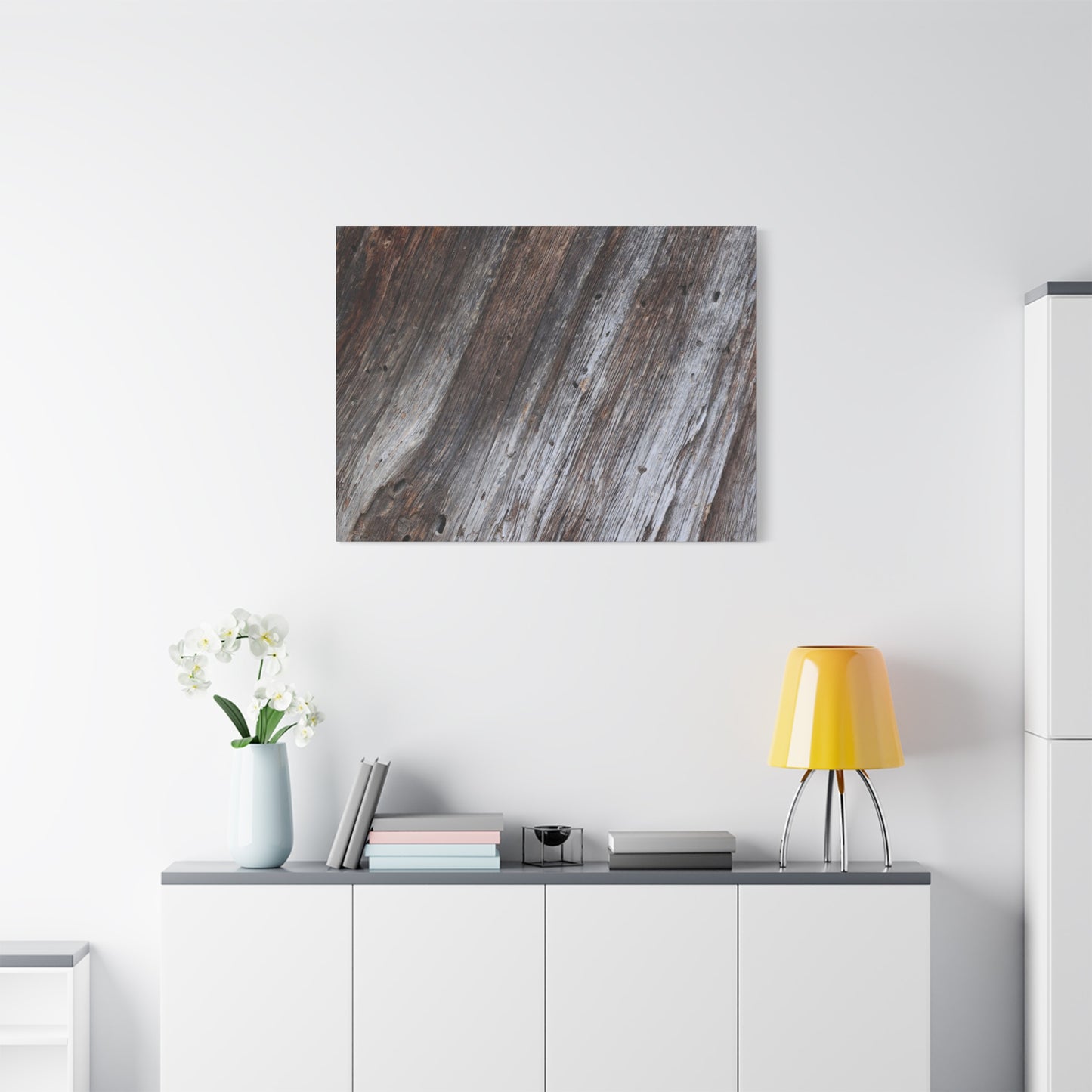 Aged Planks - Unique Frameless Canvas Wall Art - Art By Earth