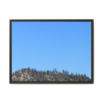 Blue Silence - Unique Stretched Canvas Wall Art