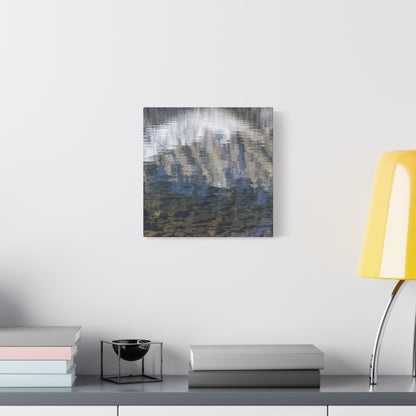 Ripples of Reflection - Unique Frameless Canvas Wall Art