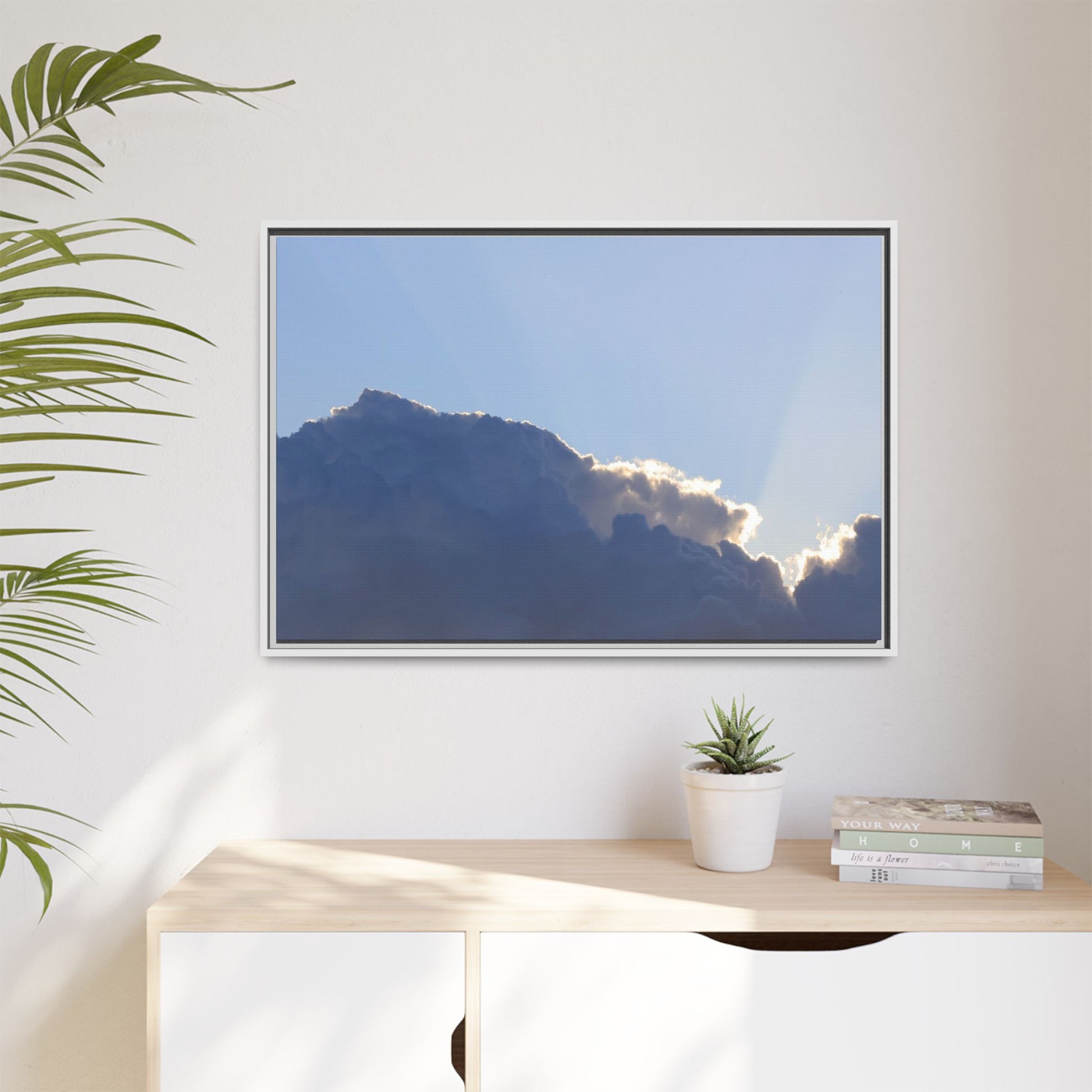 Cloud Divide - Unique Stretched Canvas Wall Art - Art By Earth