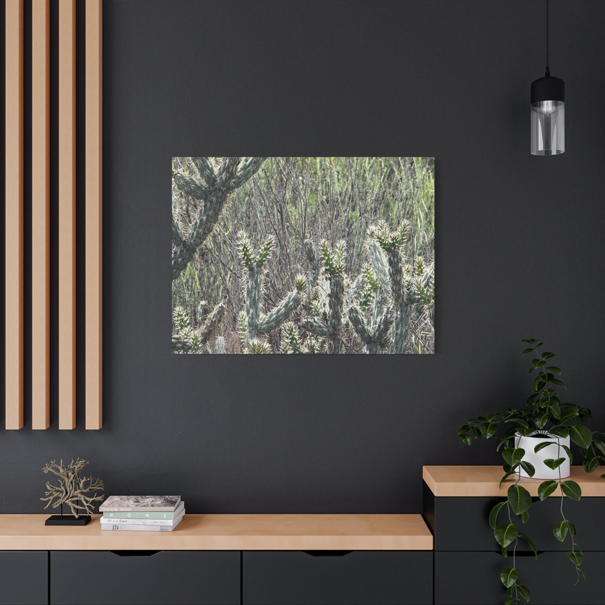 Spiny Sentinels - Unique Frameless Canvas Wall Art - Art By Earth