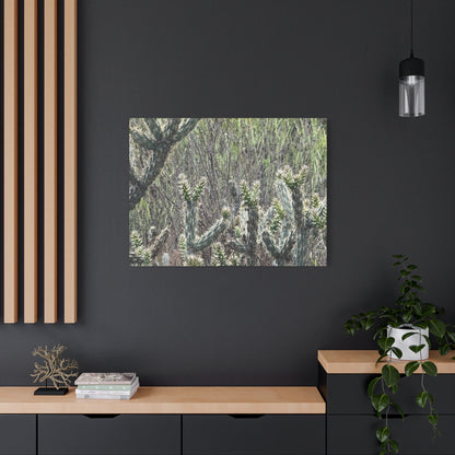 Spiny Sentinels - Unique Frameless Canvas Wall Art - Art By Earth