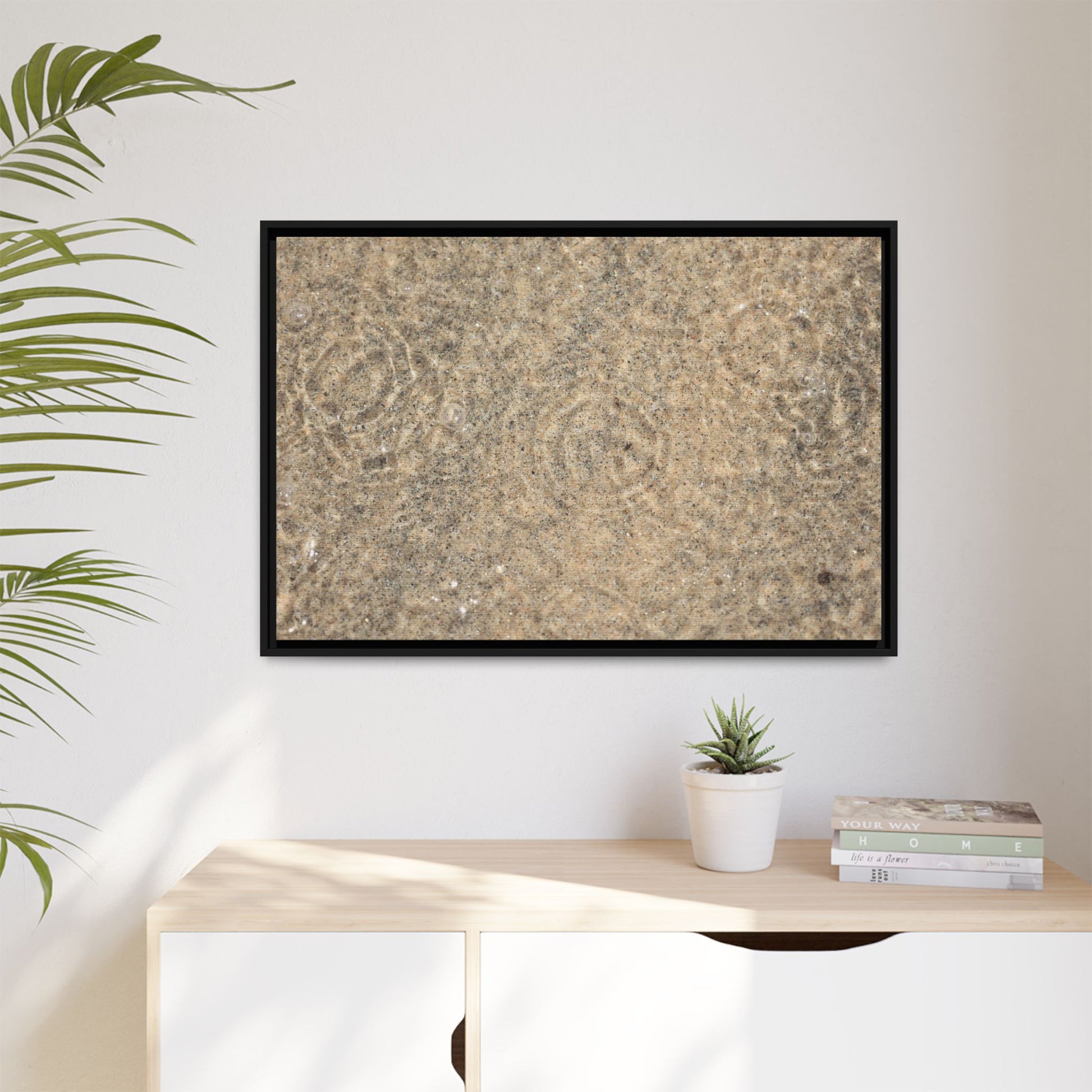 Whispers of Sand - Unique Stretched Canvas Wall Art - Art By Earth