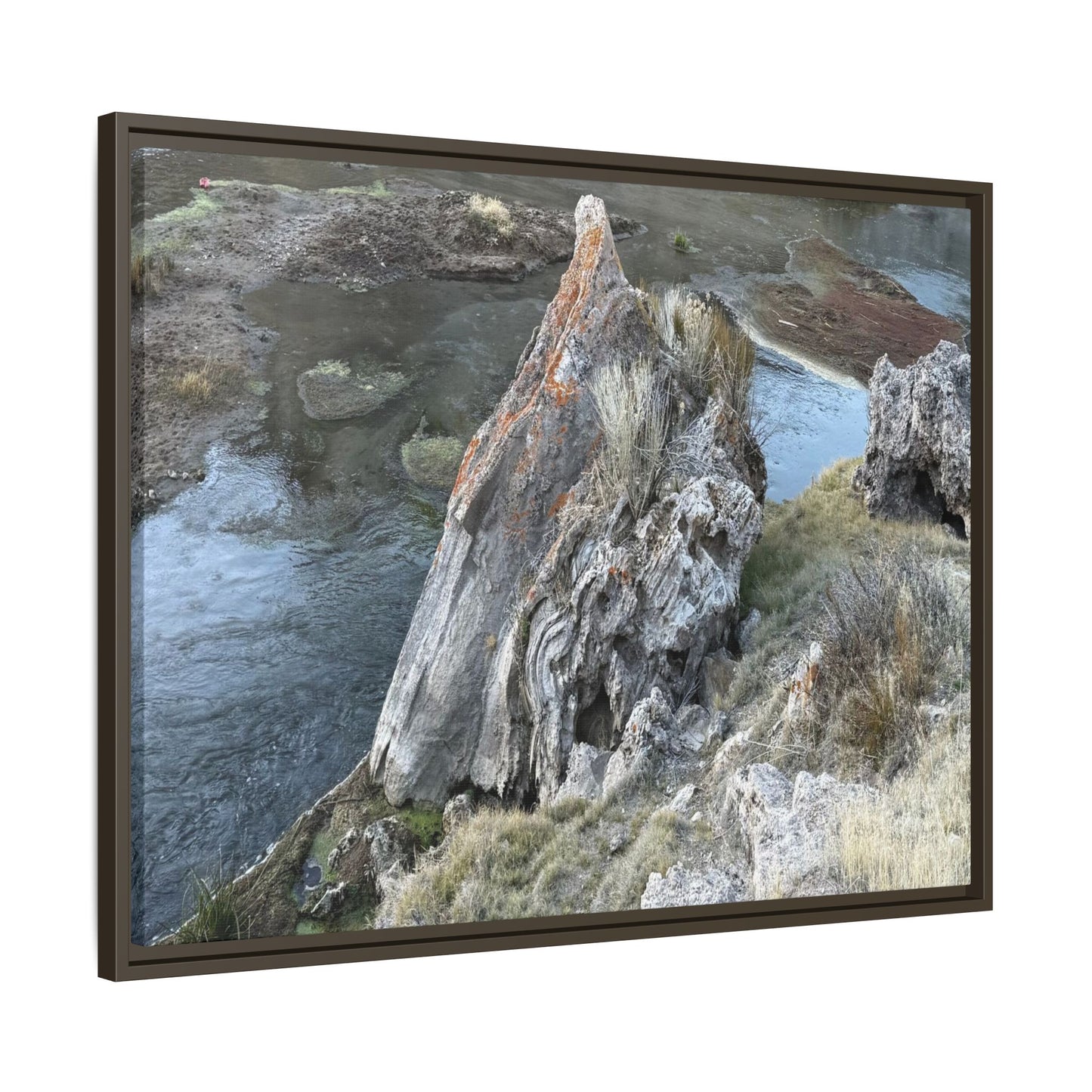 Carved by Water - Unique Stretched Canvas Wall Art