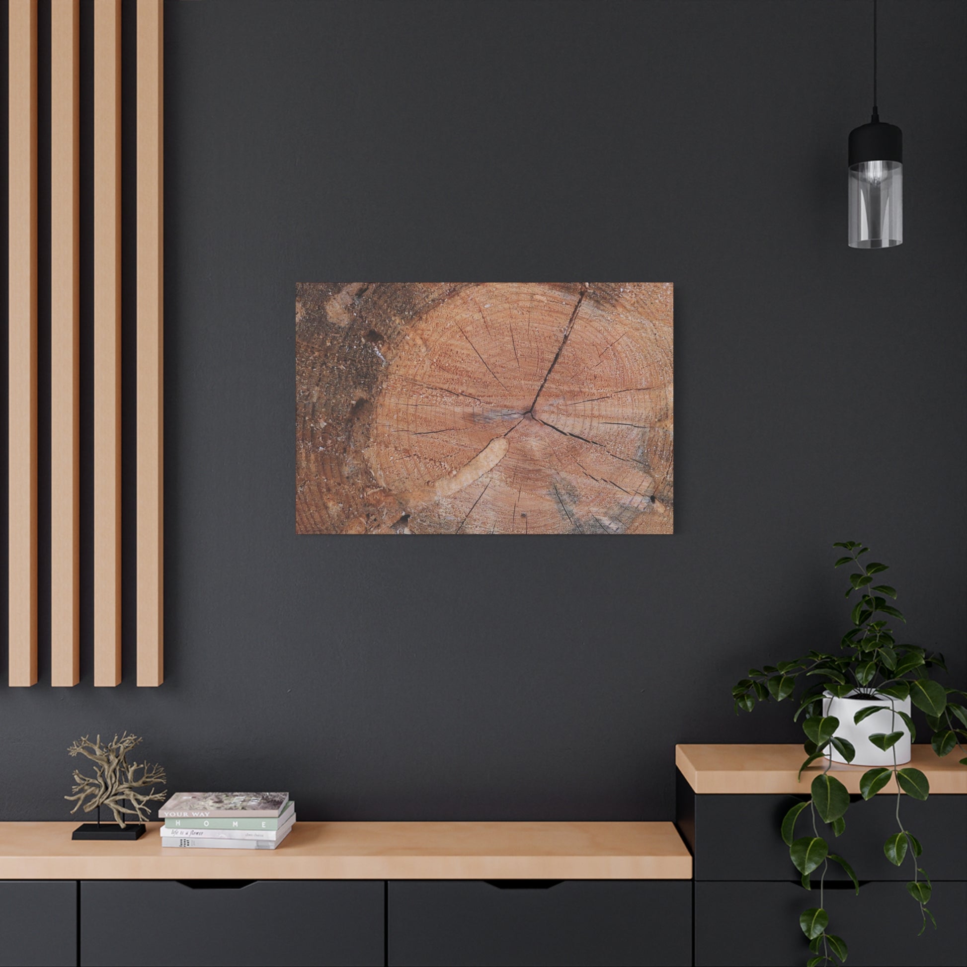 Timber Tale - Unique Frameless Canvas Wall Art - Art By Earth