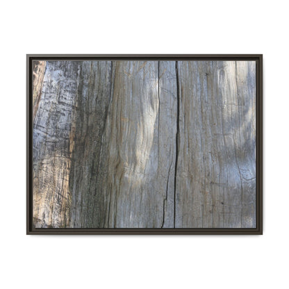 Cracked Timber Texture - Unique Stretched Canvas Wall Art