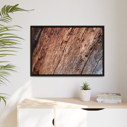 Time's Mark - Unique Stretched Canvas Wall Art - Art By Earth