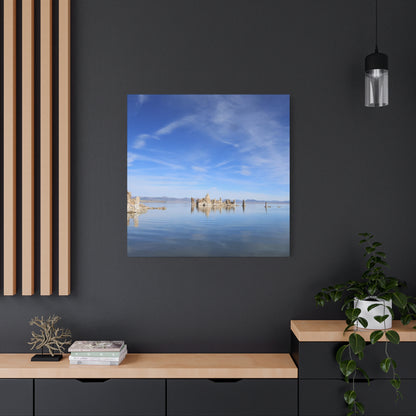 Stillness Reflected - Unique Frameless Canvas Wall Art