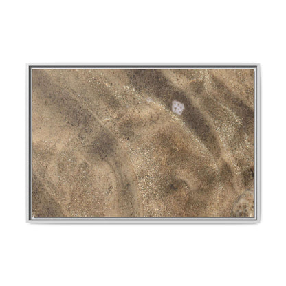 Underwater Sand Exploration - Unique Stretched Canvas Wall Art - Art By Earth