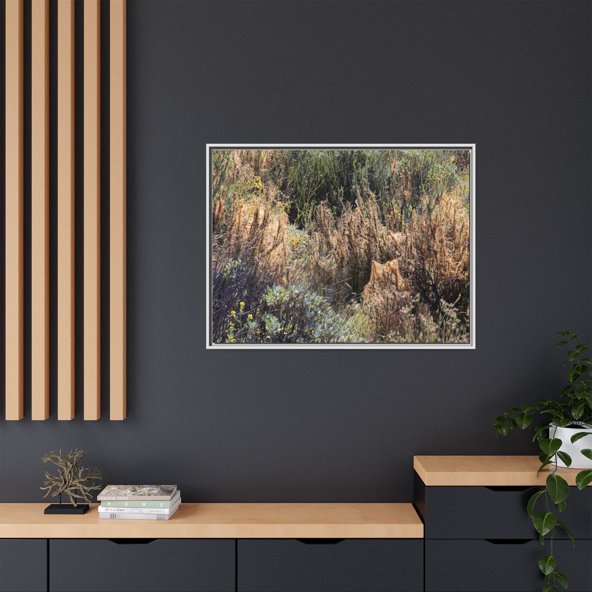 Drought-Stricken Landscape - Unique Stretched Canvas Wall Art - Art By Earth