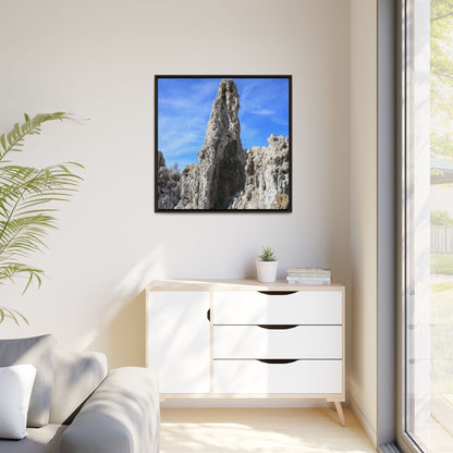 Sentinel of Stone - Unique Stretched Canvas Wall Art